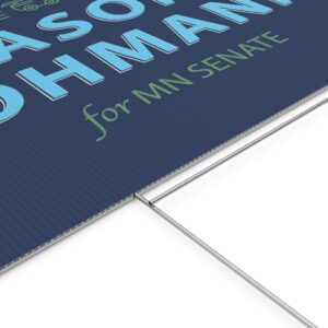 Jason Lohmann Yard Sign – Durable MN Senate Lawn Sign for Outdoor Use