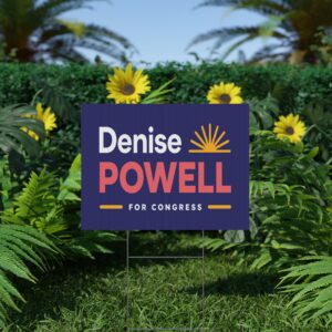 Official Denise Powell Yard Sign | Denise Powell For Congress Lawn Sign