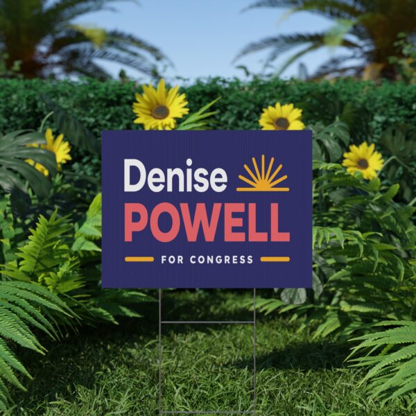 Official Denise Powell Yard Sign | Denise Powell For Congress Lawn Sign