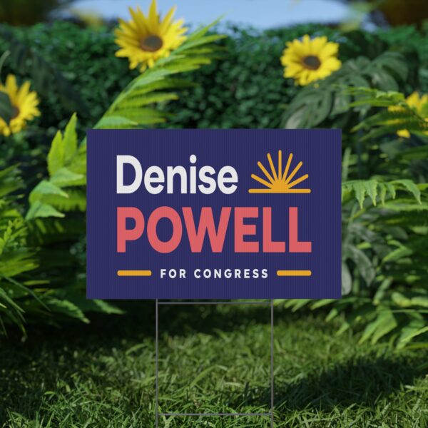 Official Denise Powell Yard Sign | Denise Powell For Congress Lawn Sign