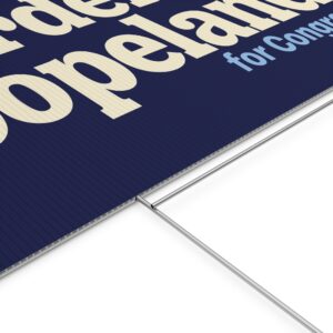 Darden Copeland Yard Sign – Double-Sided Lawn Sign for Congress