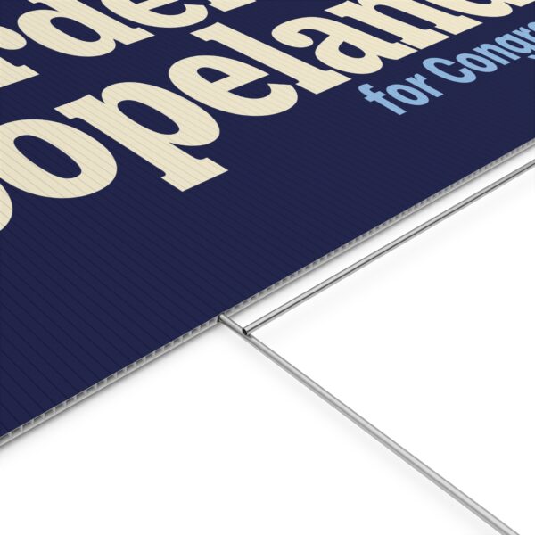 Darden Copeland Yard Sign – Double-Sided Lawn Sign for Congress