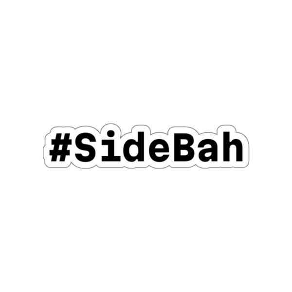 SideBah Sticker – Funny Lawyer "Sidebar" Accent Vinyl Decal