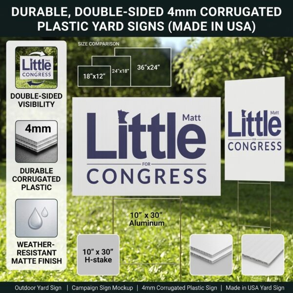 Matt Little Yard Sign