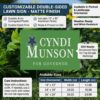 Cyndi Munson Yard Sign
