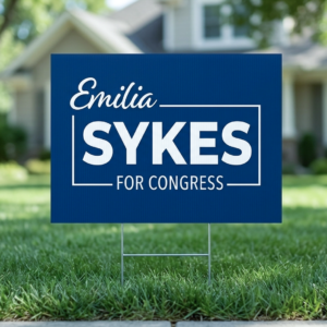 Smilia Sykes Yard Sign – For Congress Lawn Sign