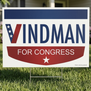 Vindman Yard Sign – Vindman For Congress Lawn Sign