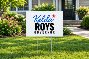 Kelda Roys Yard Sign