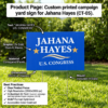 Jahana Hayes Yard Sign