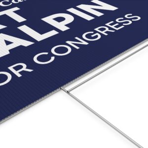 Pat Halpin Yard Sign | Pat Halpin For Congress Lawn Sign