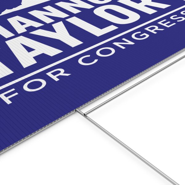 Shannon Taylor Yard Sign | Premium Double-Sided Lawn Sign