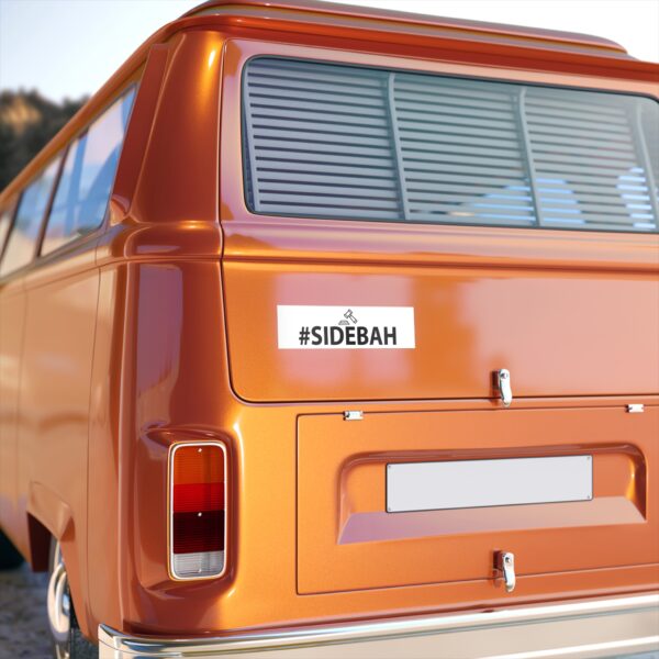 SIDEBAH Sticker – Lindsay Clancy Trial & Boston Accent Vinyl Decal