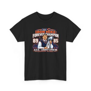 Forever Champion Tee — "Iron Mike" 89-85 Memorial Football Shirt