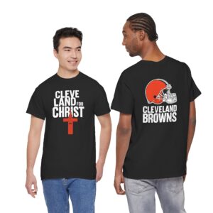 Cleveland For Christ T Shirt – Cleveland Football Fan Shirt