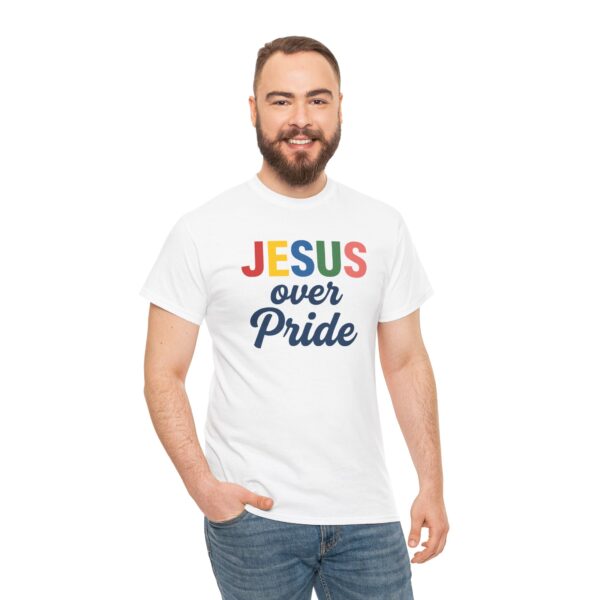 Jesus Over Pride T-Shirt | Faith-Inspired Christian Tee