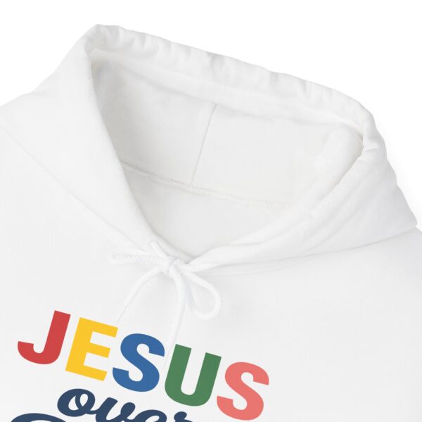 Jesus Over Pride Hoodie – Christian Faith Pullover